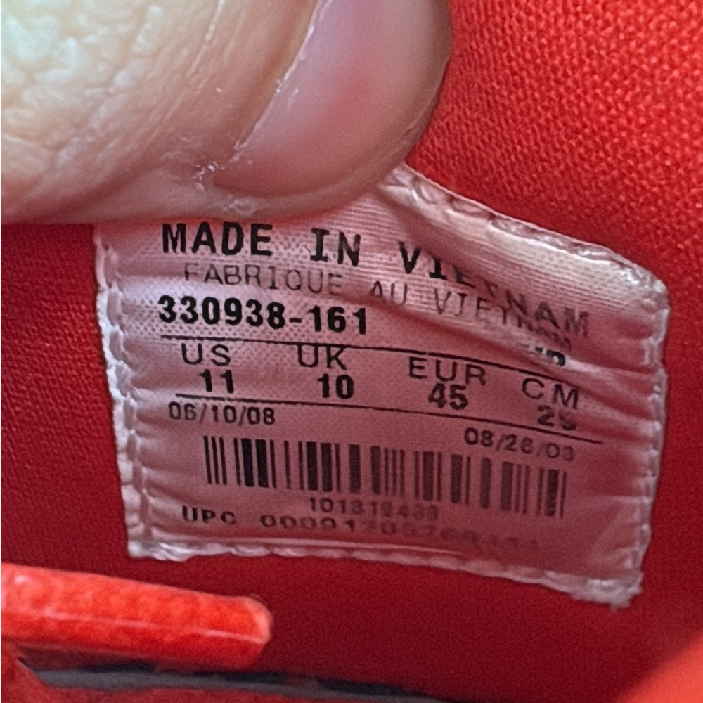 Vintage Nike Dunk Low Shoes Mens Size 11 Le Siren Red 2008 330938-161 - Picture 8 of 8